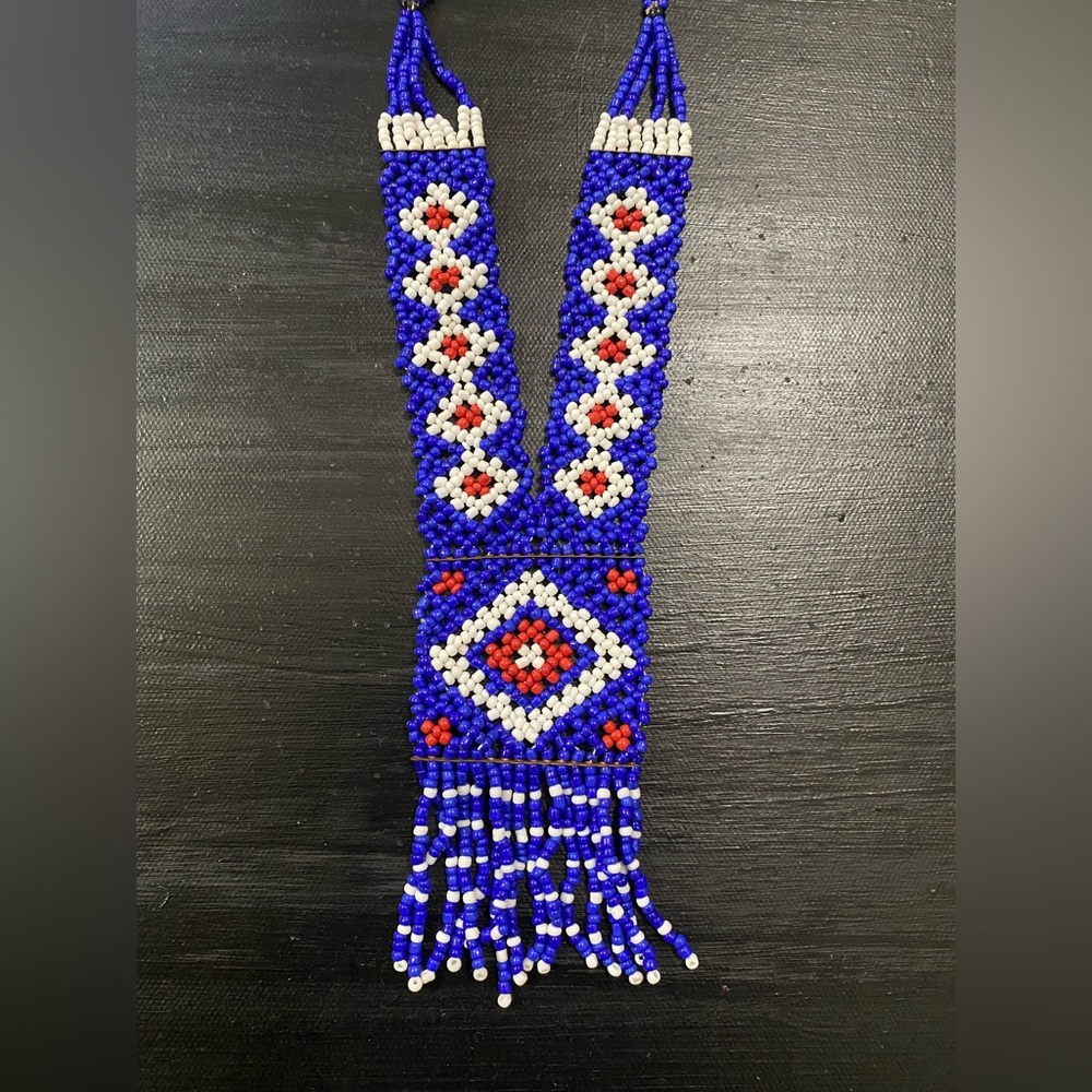 Seed bead necklace
